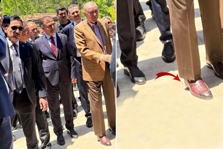 Erdoğan'ın ayakkabısıyla ilgili iddiaya İletişim Başkanlığı'ndan yalanlama