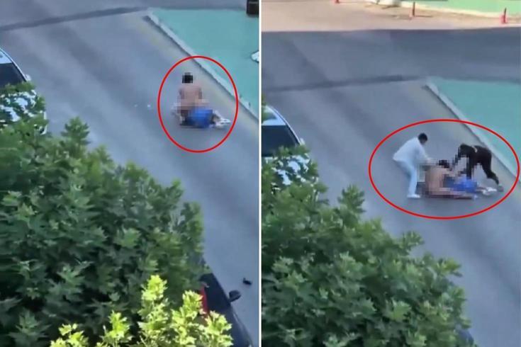 Çıplak halde sokağa çıkıp, yoldan geçen kadına saldırdı