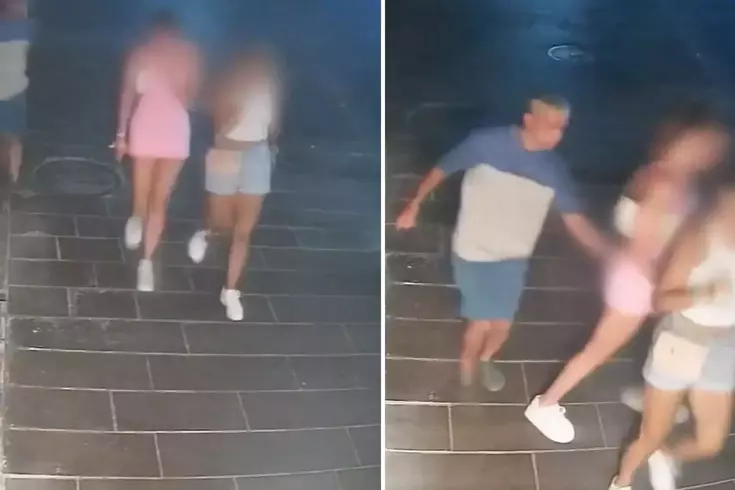 Görüntü Türkiye'den! Turisti taciz edip kaçtı: Bu nasıl bir açlıktır, sapıklıktır