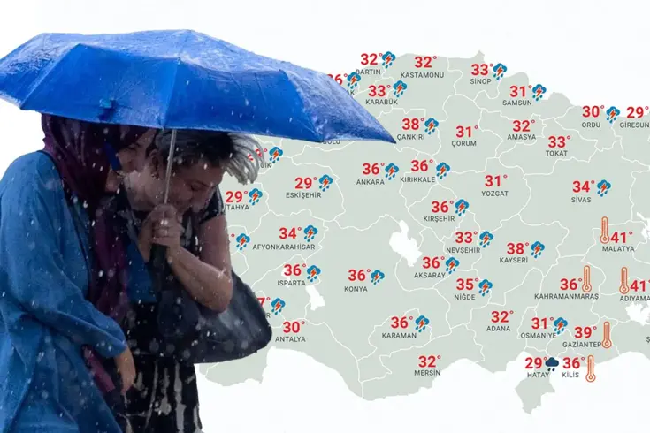 Hafta sonu yurdun büyük bölümünde yağışlı hava hakim olacak