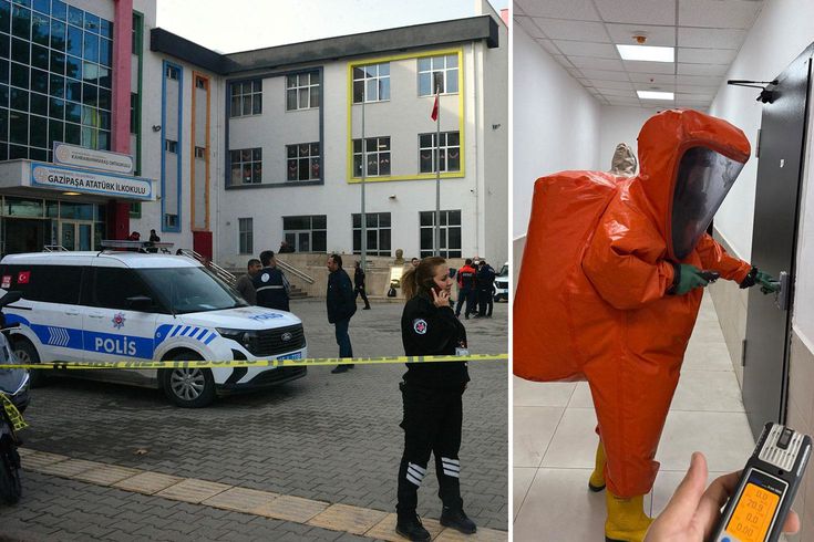 Ortaokulda gizemli koku! Özel kıyafetlerle denetlendi, kaynağı belirlenemedi