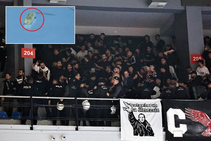 Göztepe-Beşiktaş kadın voleybol maçında olay çıktı! Birçok yaralı var
