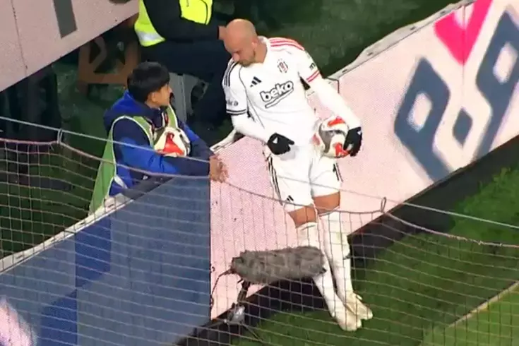 Trabzonspor-Beşiktaş maçında ilginç anlar