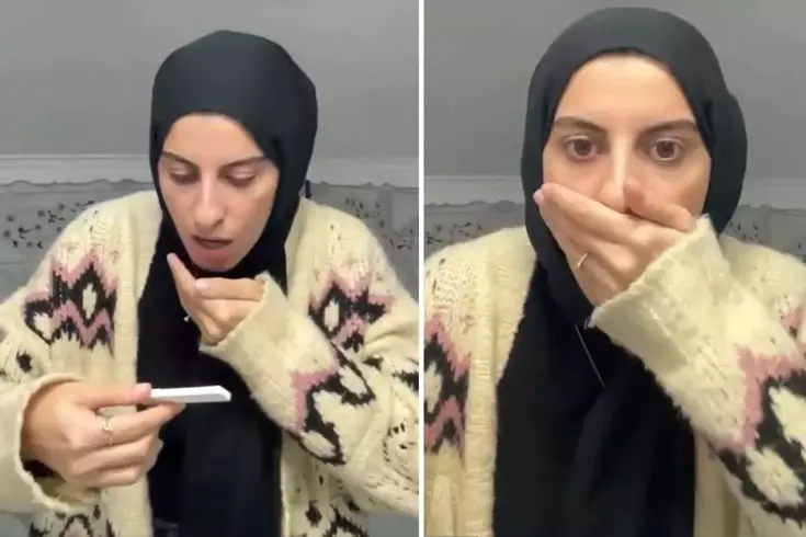 Ailesine Hamileyim şakası yapacaktı, teste dikkatli bakınca şoke oldu