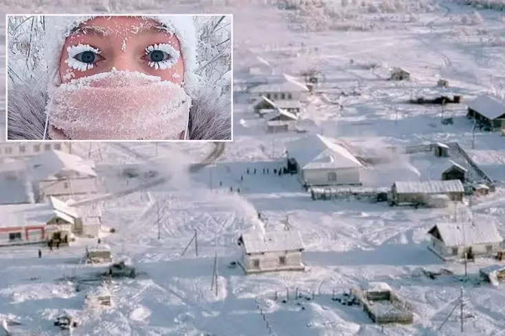 Dünyanın en soğuk yeri Oymyakon'da eksi 71'de yaşam mücadelesi