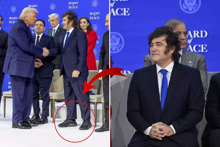 Davos Zirvesi'ne devlet başkanının giydiği ayakkabı damga vurdu