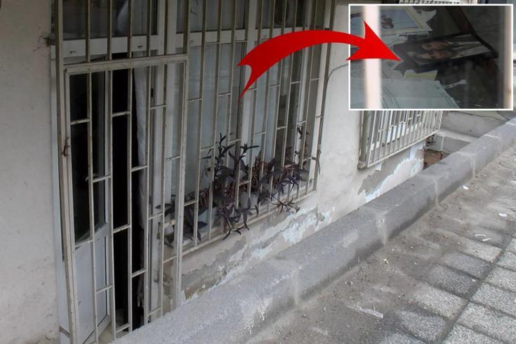 Vahşet bu evde yaşandı! Pencere aralandı, sehpadaki resim dikkat çekti