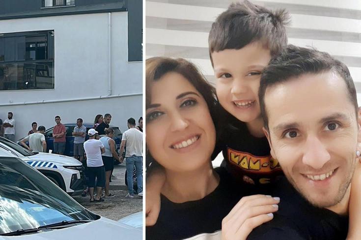 Eşi ve oğlunu öldürüp intihara kalkışan sanık, kanla Beni affedin yazmış