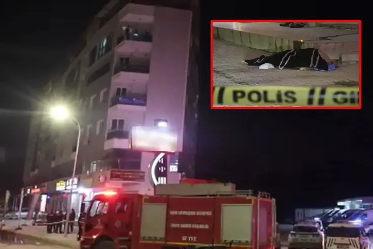 Eşiyle tartışıp yarı çıplak halde camdan atlayan 5 çocuk babası hayatını kaybetti