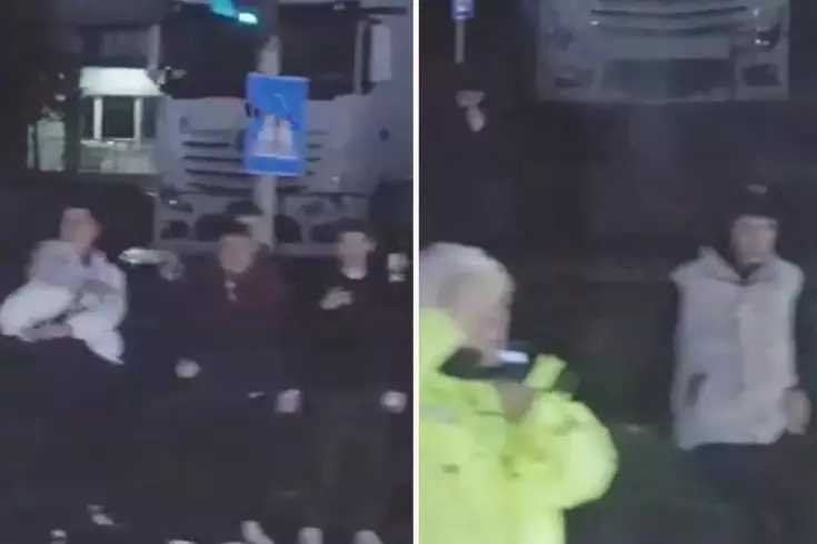 Samsun'da Trabzonspor takım otobüsüne taşlı saldırı: Sporcularımızın can güvenliği tehdit altında