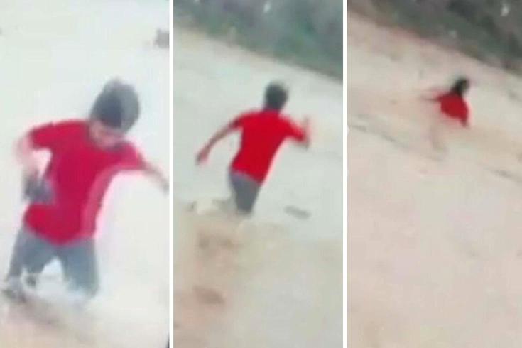 Kahreden görüntüler: Küçük Berivan terlik için girdiği derede hayatını kaybetti