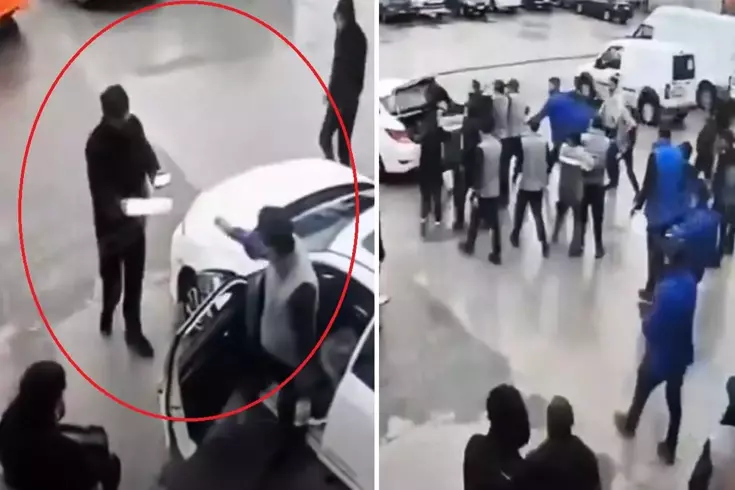 2 kişi tutuklandı! TÜVTÜRK'te polis memurunun dövülerek öldürüldüğü kavganın görüntüleri