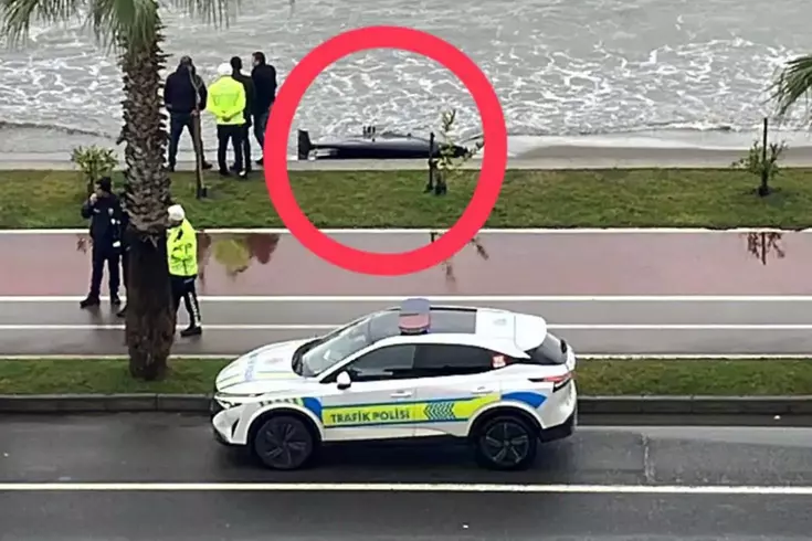 Ordu'da kıyıda, insansız hava aracı parçası bulundu