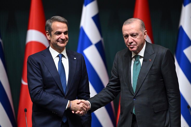 Miçotakis Ankara'da! Cumhurbaşkanı Erdoğan: Yunanistan'la Ege ve Akdeniz'deki sorunlarımız çözümsüz değil