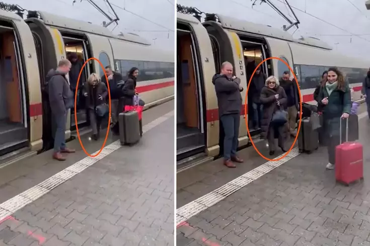 Berlin-Münih treninde sürpriz yolcu, Hillary Clinton toplu taşımayı tercih etti