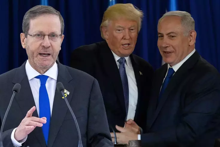 Trump'tan Netanyahu fırçası! Herzog'dan tek cümlelik yanıt geldi
