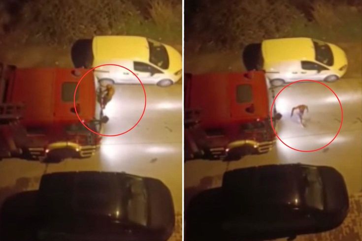 Cinnet getirip evini ateşe verdi, yarı çıplak halde itfaiye aracına engel oldu