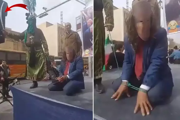 Komşu ülkede kaydedilen görüntü gündeme bomba gibi düştü