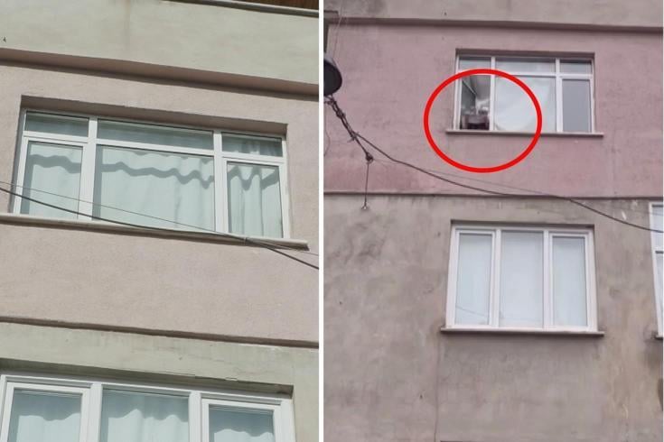 Esenler'de pencereye çıkıp tencere ve tavaya vuran kadın mahalleliyi bıktırdı