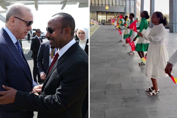 Erdoğan Etiyopya'da! Karşılama dansı da çalan müzik de dikkat çekici