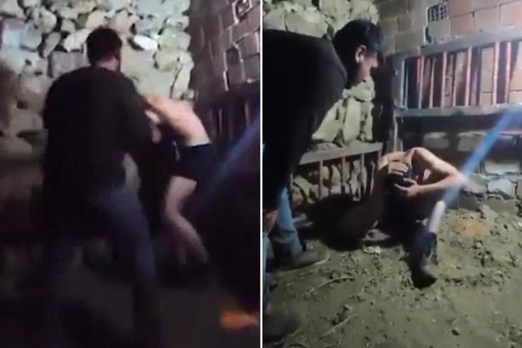İç çamaşırına kadar soyduğu çocuğa ahırda işkence etti