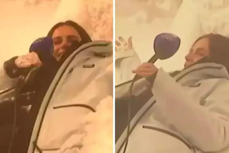 Canlı yayına alkollü çıkan muhabir ortalığı birbirine kattı