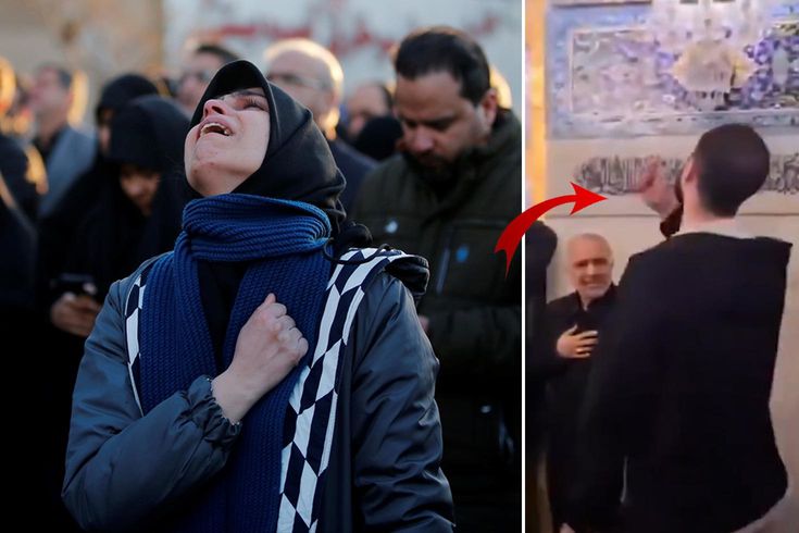 Hamaney'in ölümü sonrası halk intikam yeminleri ediyor! Kendilerini yumruklayarak ağıt yaktılar