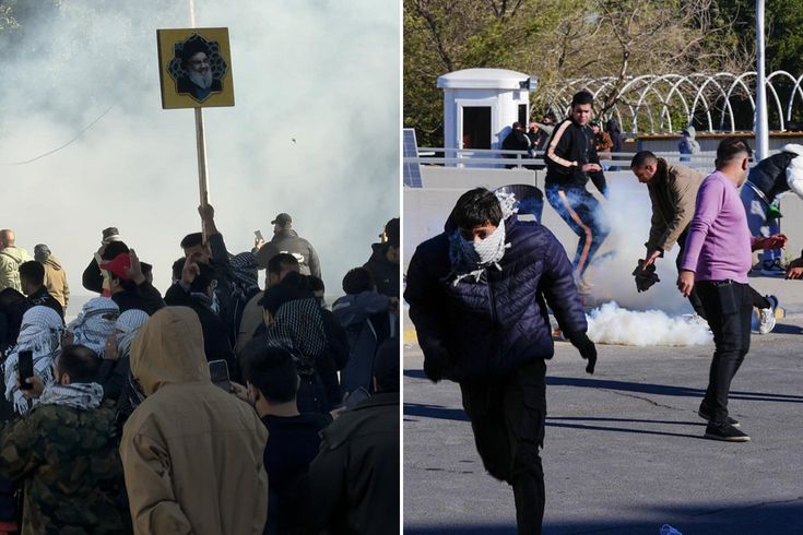 Irak da karıştı! Şiiler Yeşil Bölge'ye akın etti, polis sert müdahale etti