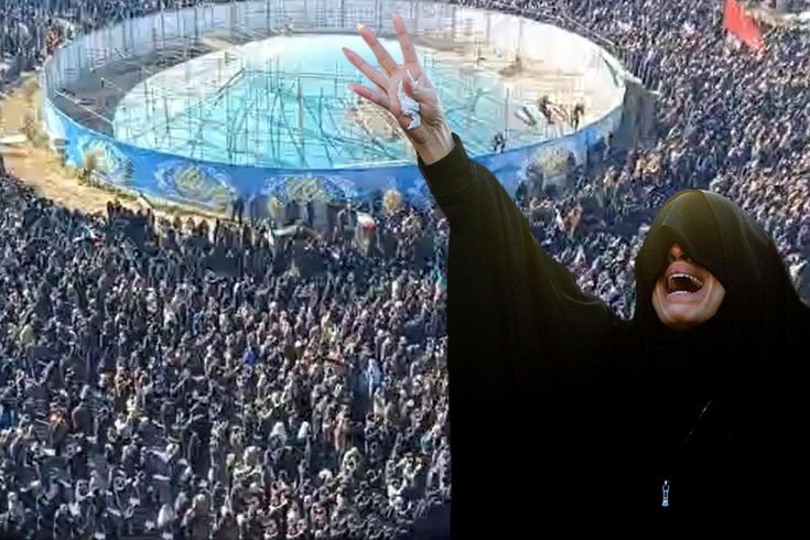 Hamaney'in ölümü sonrası Tahran'da mahşeri kalabalık! Binlerin ağzında tek slogan var