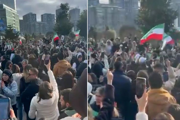 İstanbul'da yaşayan İranlılar sokağa çıktı, herkes İçişleri Bakanlığını etiketliyor