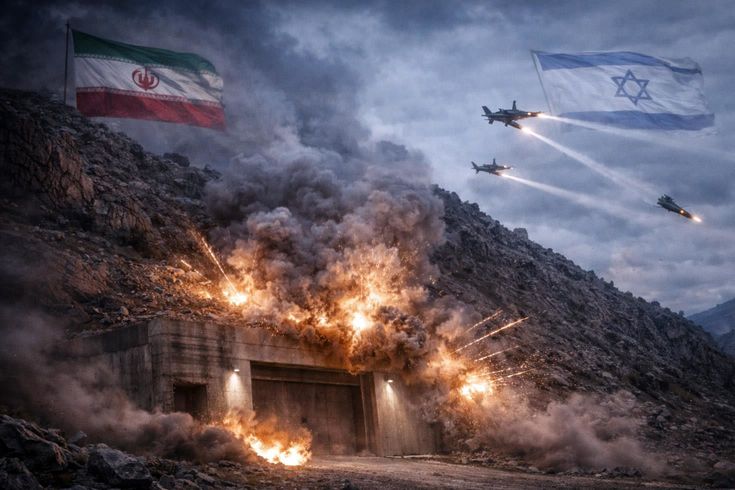 İsrail, İran'ın kaderinin belirlendiği noktayı 50 uçakla vurdu