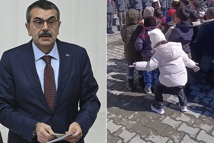 Kabe'de hacılar ilahisi ile dans eden öğrenci Bakan Tekin'e soruldu