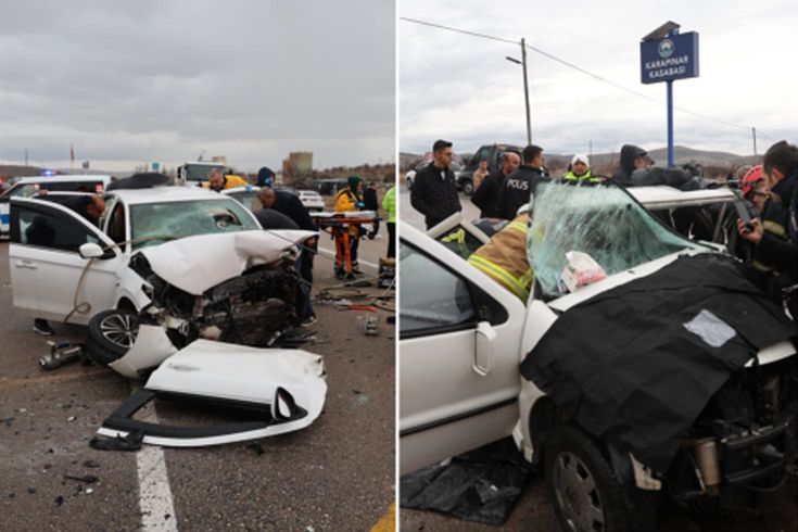 Nevşehir'de zincirleme trafik kazası: 2 ölü, 7 yaralı