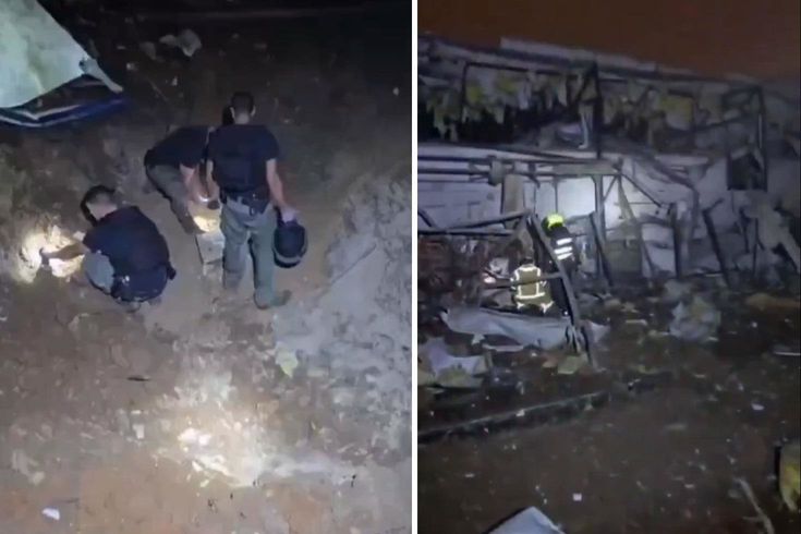 İran'ın vurduğu Petah Tikva'da hasar büyük