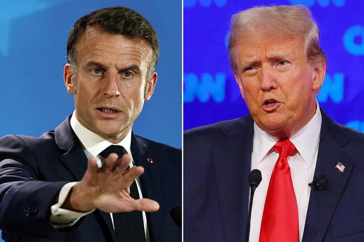 Macron'dan kendisini eşi üzerinden hedef alan Trump'a olay yanıt