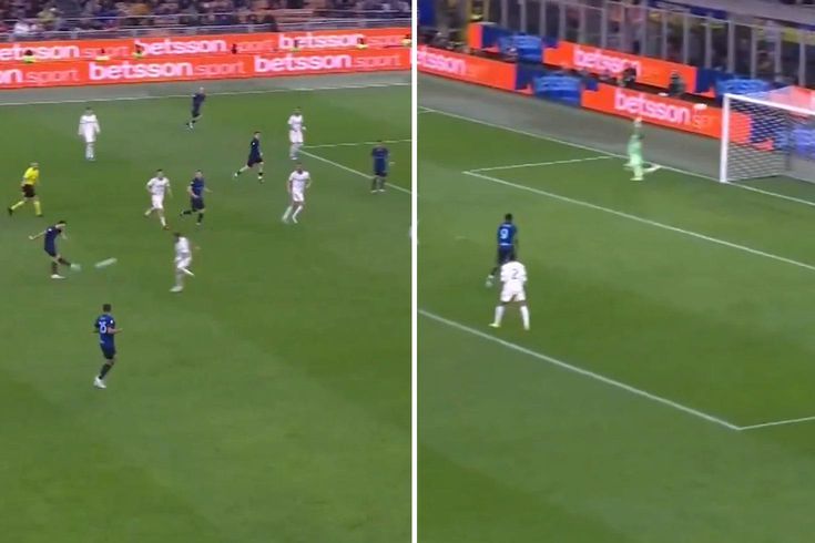 Hakan Çalhanoğlu'nun orta sahadan gol attığı maçta Inter, Roma'yı sahadan sildi