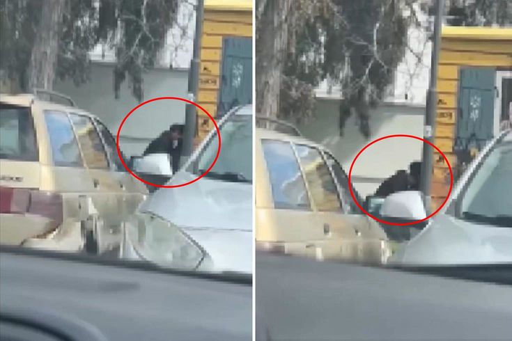 Güpegündüz yaptıklarına bakın: Başımıza taş yağacak dedirten görüntü