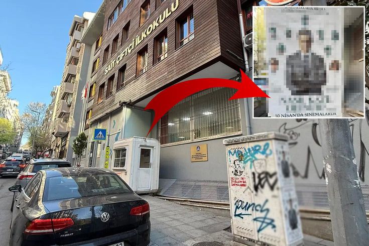 İstanbul'da okul önünde skandal afiş! Saldırılar sonrası travma yaşayan öğrencilere yeni darbe