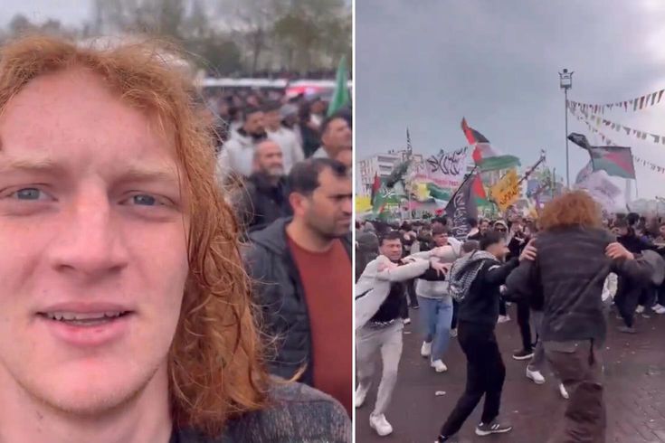 Amerikalı gezgin Diyarbakır'da protestonun ortasında kaldı