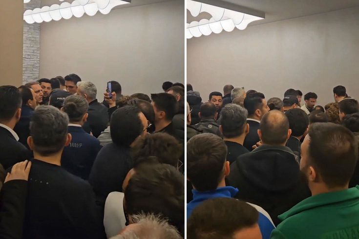 Bir taraftarın Sadettin Saran'a istifa çağrısı yapmasının ardından kavga çıktığı iddia edildi