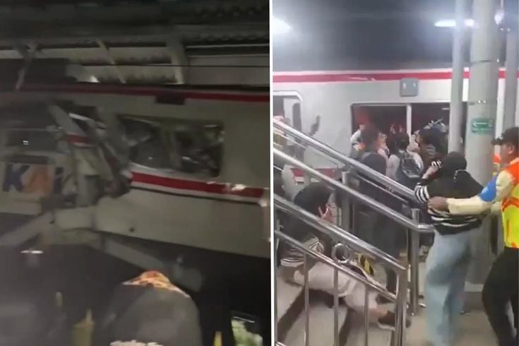 Endonezya’da yolcu trenleri çarpıştı, ölü ve yaralılar var
