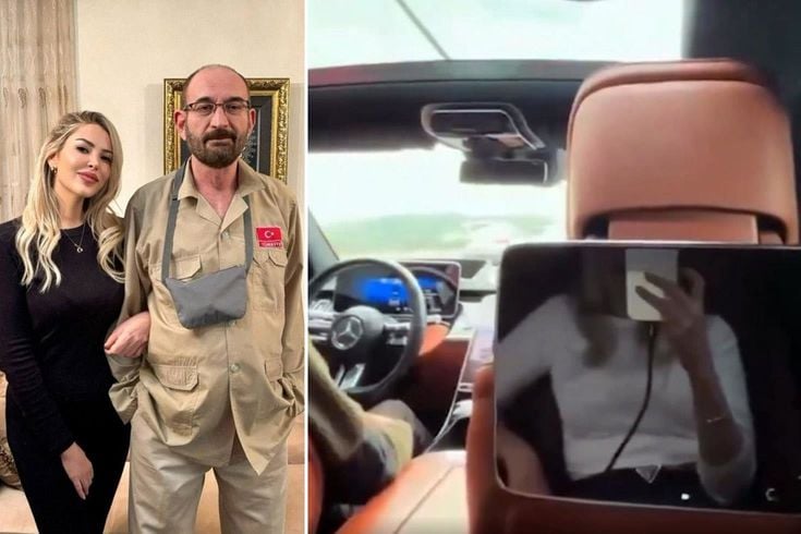 Çakarlı araçla video paylaşan Begüm Ece Pazarcı, babasının başını yaktı