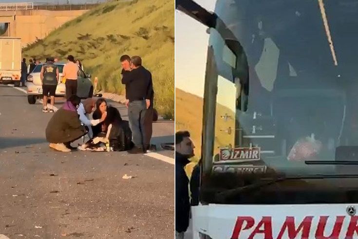 Yolcu otobüsünde can pazarı! Muavin kopan kapıdan aşağı uçtu