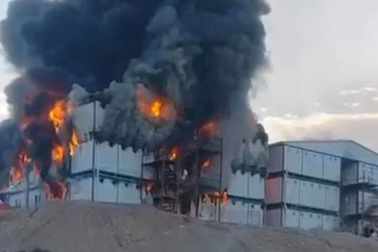 Kahramanmaraş'ta şantiyede yangın: 1 işçi öldü, 6 işçi yaralandı
