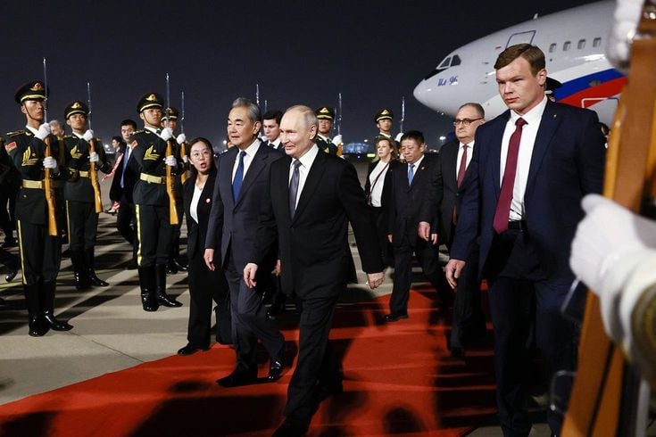 Rusya Devlet Başkanı Vladimir Putin, Çin'de