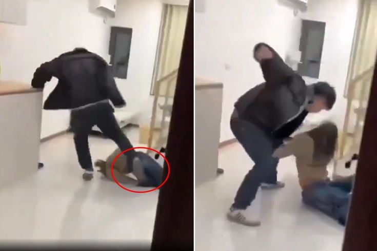 Skandal görüntü! Tüm birikimini hiç eden eşini böyle darbetti