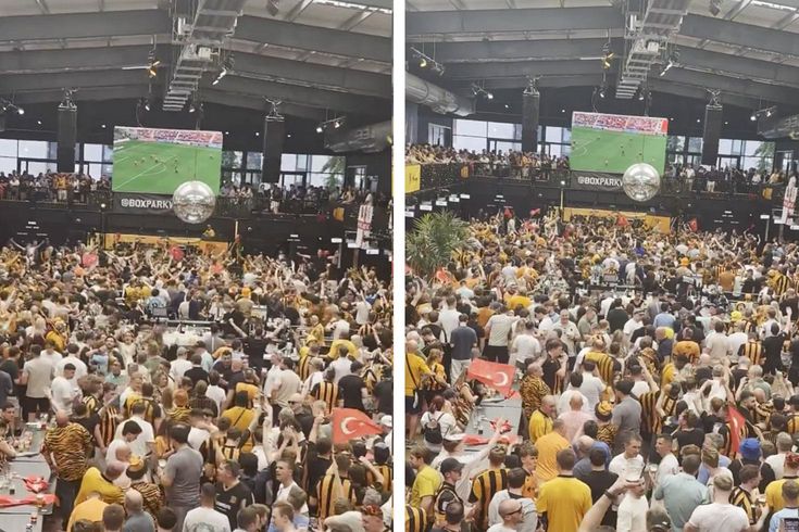 Hull City taraftarları, final maçını Türk bayraklarıyla bekledi, herkes aynı yorumu yaptı