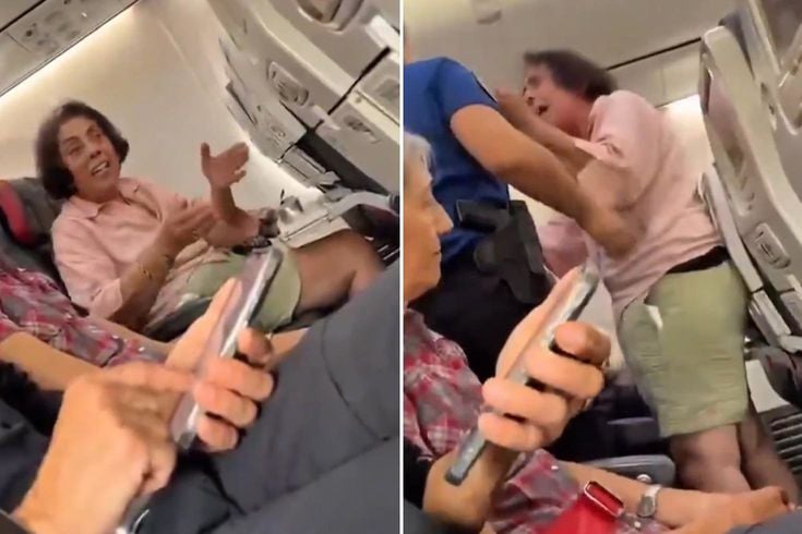 Ben bu ülkeye dolar getiriyorum diyerek uçakta olay çıkardı
