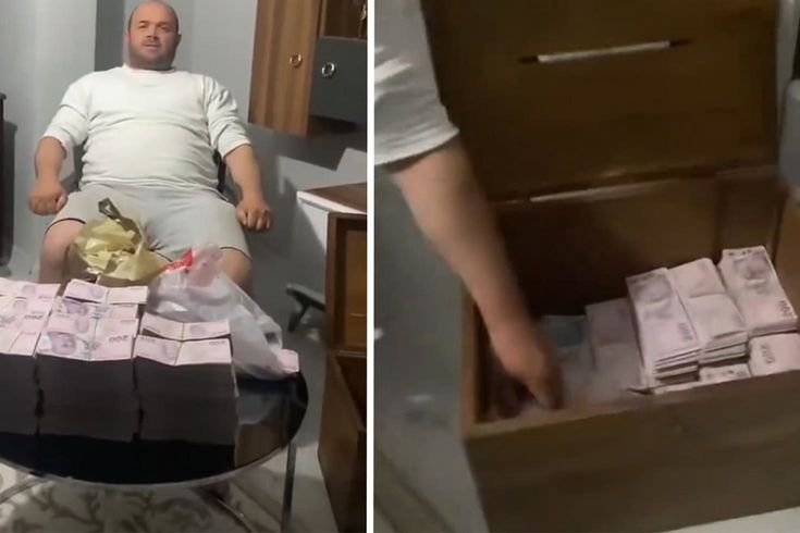 Balya balya para ile kameraların karşısına geçen besici meydan okudu