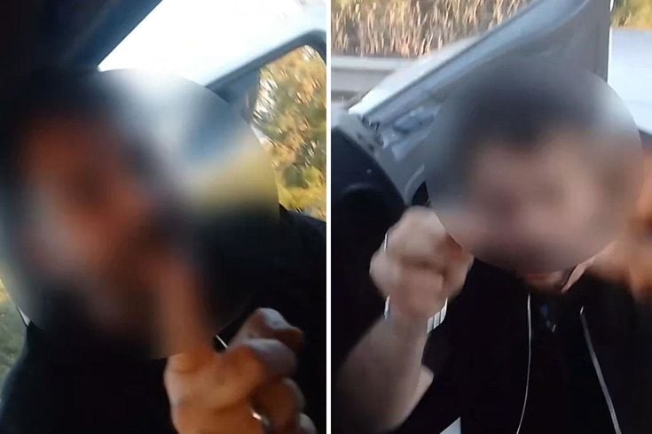 Emniyet şeridini gasbetti, kendisini uyaran sürücüyü Valiyi arattırma bana diyerek tehdit etti